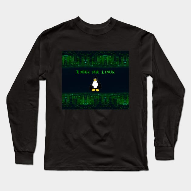 Enter the Linux Long Sleeve T-Shirt by Open Studios